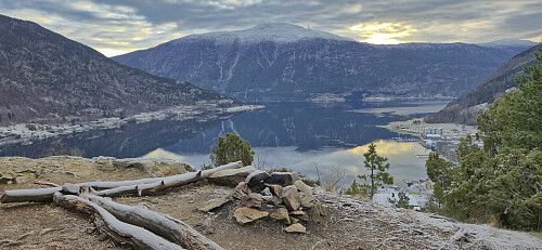 Storehaugfjellet  from a viewpoint between Røvhaugane and Kongaberget