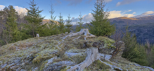 The highest point at Ådnagavlen