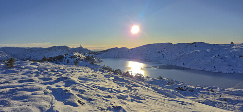 Store Tindevann with Ulriken in the background