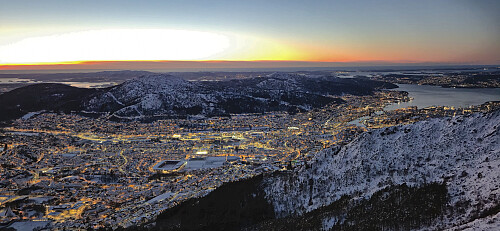 Northwest from the descent