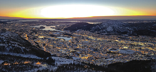 Southwest from the descent