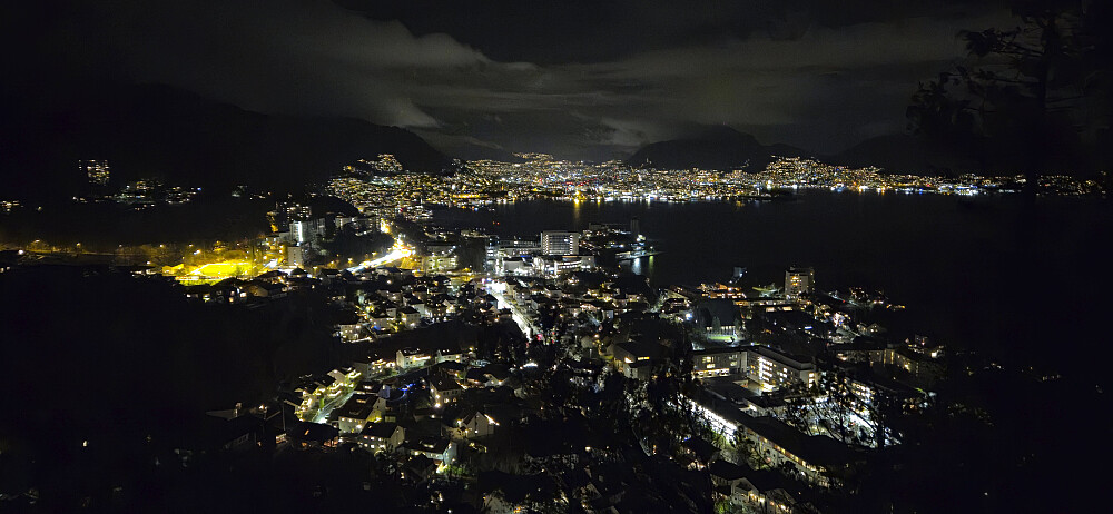 Bergen city center from Furukammen