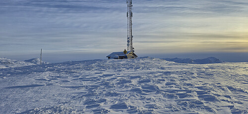 Endre at the summit of Sopandefjellet
