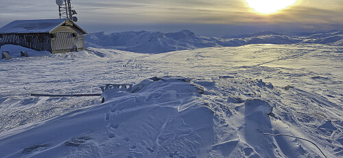 The highest point at Sopandefjellet