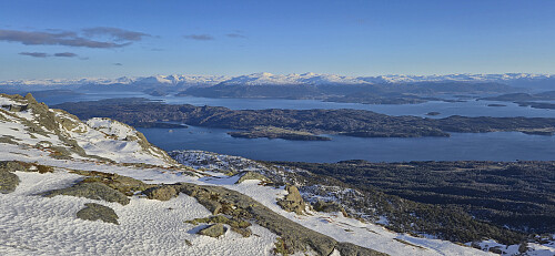 Huglo and Rosendalsalpene from near the cabin