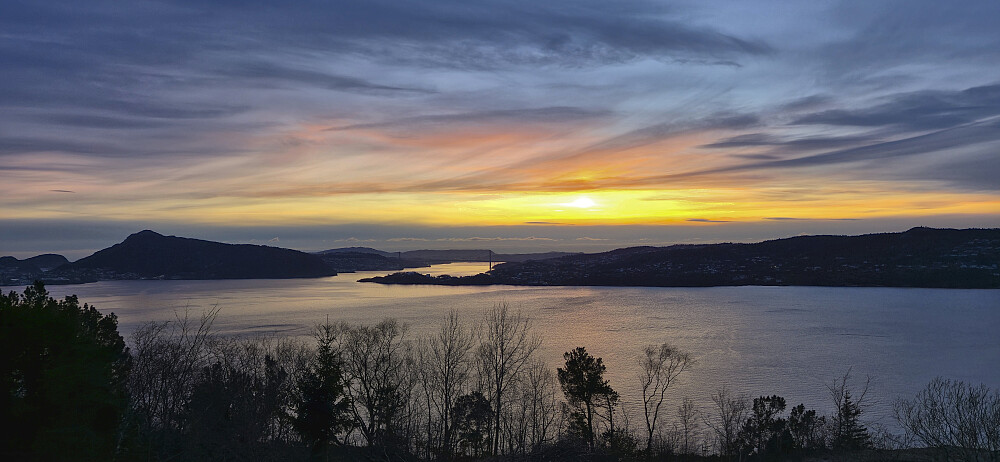 Sunset from Hellen festning