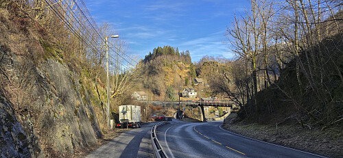 Looking back up at Ørnatua from the west