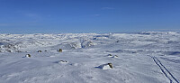 Hallingskarvet from the cairn