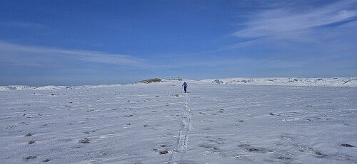 Approaching the summit of Fagernuten