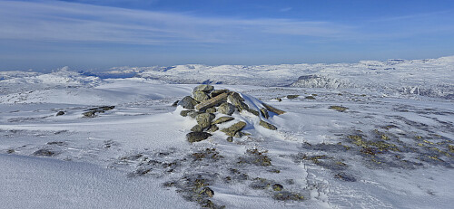 The summit cairn at Fagernuten