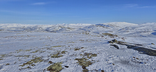 The straight line east back to the car from Vetle Allgarden