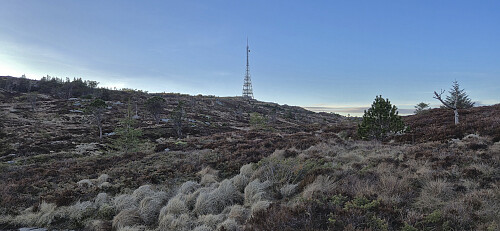 Approaching the antenna at Rundemanen from an unusual direction