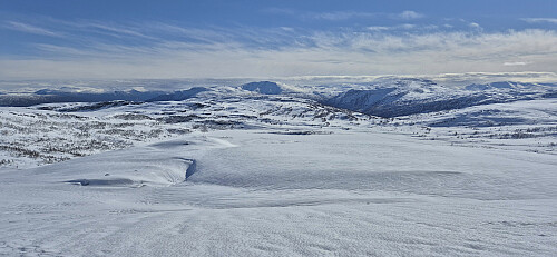 Towards Bleia and Skriki from Høgehaug