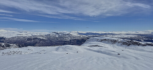Towards Hurrungane from Helleberget
