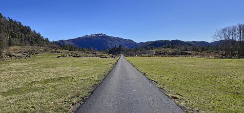 The straightest road in Gulen?