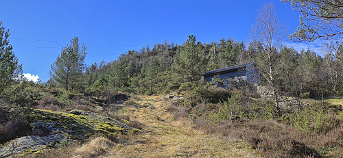 The first part of the ascent to Storeholten