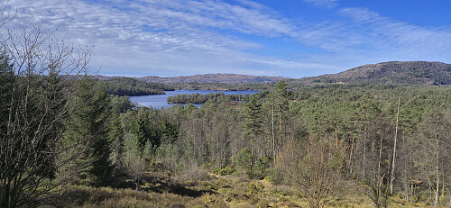 Langevatnet from the end of Bjørnebotnskaret