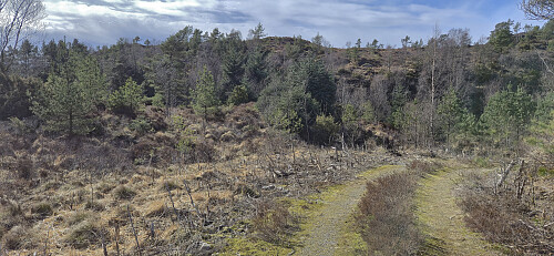 Start of my shortcut to Sløvågen
