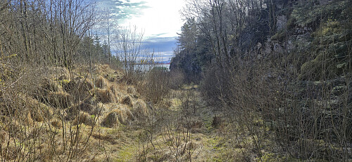 The end of my shortcut to Sløvågen