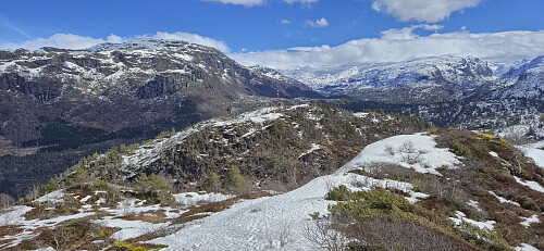 Looking back at Middagsnuten from Nonsnut