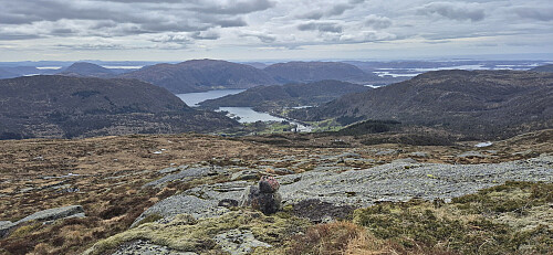 Trying to follow the markers down to Midttun from Kvitebergnova