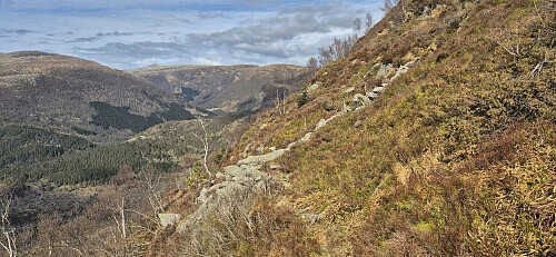Returning to Undertun with Brossviksåta in the background 