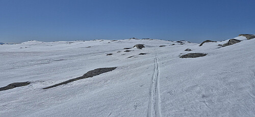 The relatively flat summit area of Luranuten