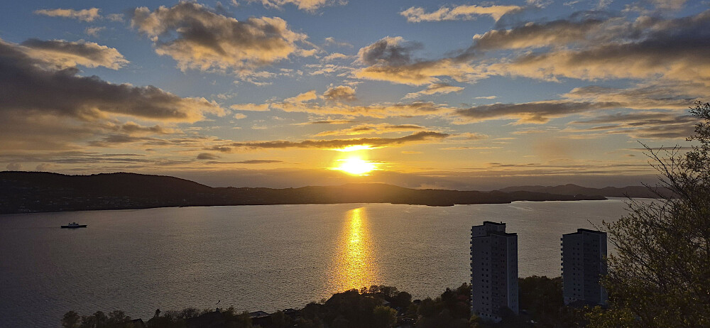 Sunset from Hellen festning
