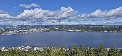 Spikkestad from the tower
