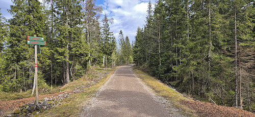 Gravel road to Frognerseteren