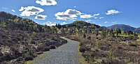 The gravel path to Eivindvik