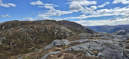 Towards Svabergfjellet from Flogefjellet