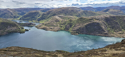 Nordgulfjorden/Svaberghavet from a detour from the trail to Heia