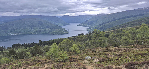 Osterøybroen from the ascent with Hananipa in the background