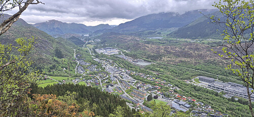 Espeland from the descent