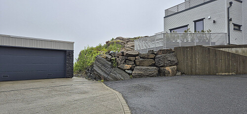 The closest I got to the summit which is behind the house to the right