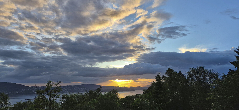 Sunset from Hellen festning