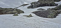 The first cairn showing the way