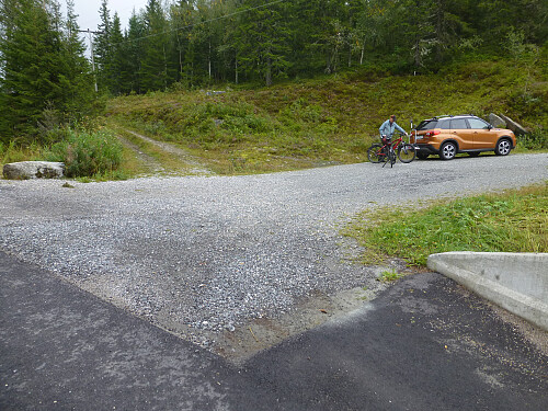 Parkeringen ved innkjøring