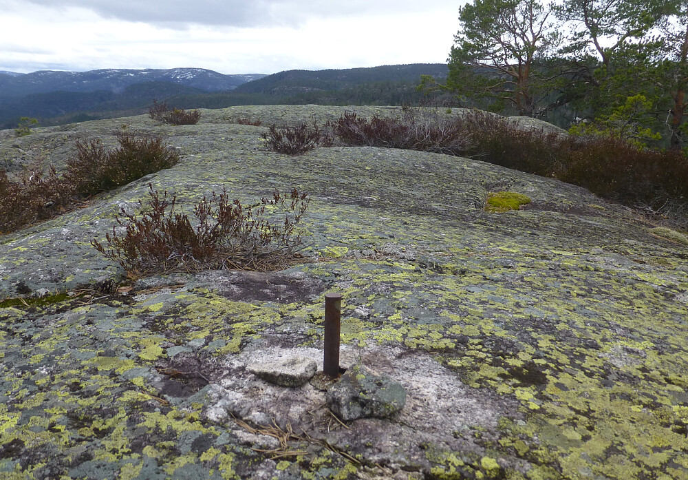 Høyeste punkt er sannsynlig på flata bak bolten