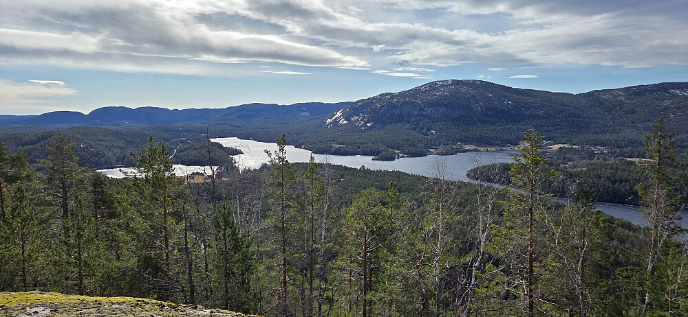 Utsikt ut mot skrenten