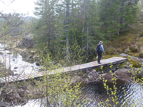 Brua ved osen i Arebuvatnet