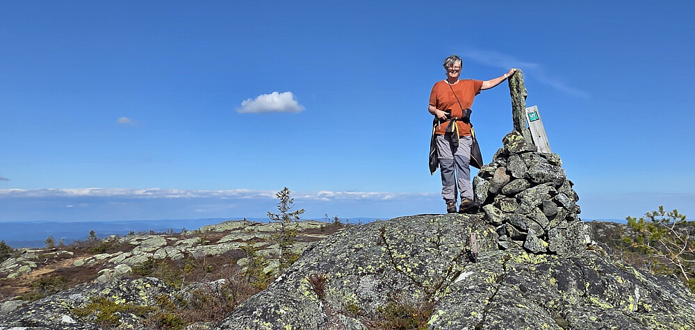 Toppen er nådd, min topp nr 375 Telemark >100 pf