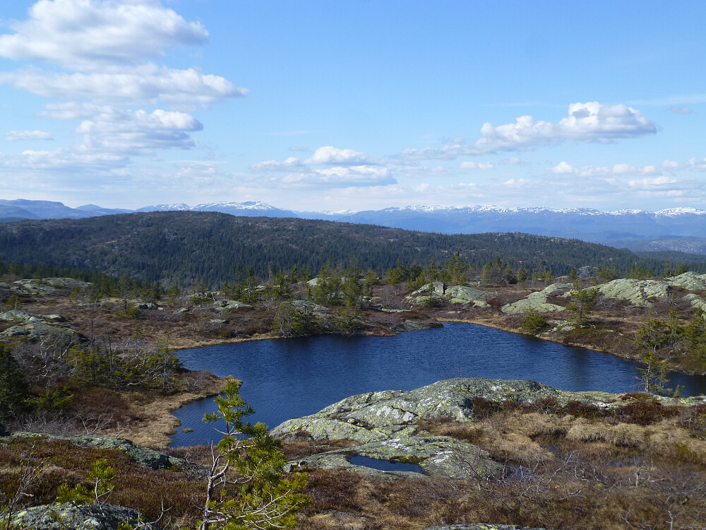 Her ser vi Lifjell og Skorve