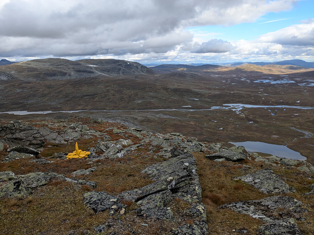 Utsikt mot Hattfjelldal og Sverige