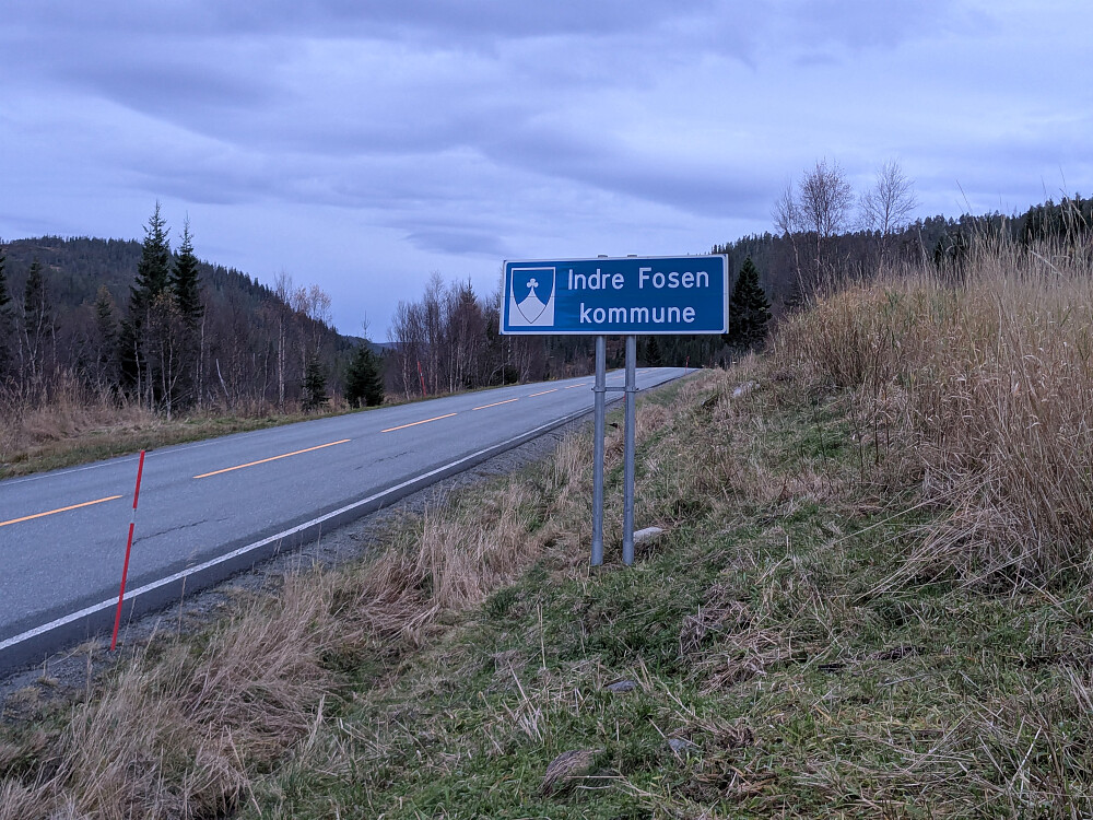 Like ovenfor her møtes Åfjord, Indre Fosen og Ørland Kommuner.