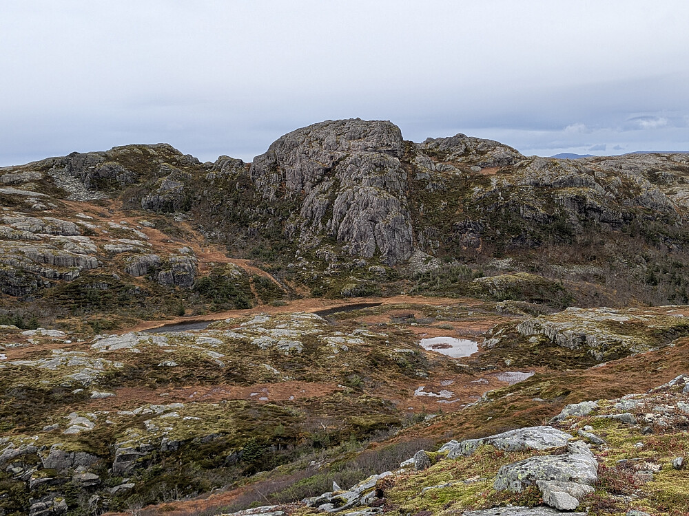 Sør-ryggen av Juvassklubben. Imponerende