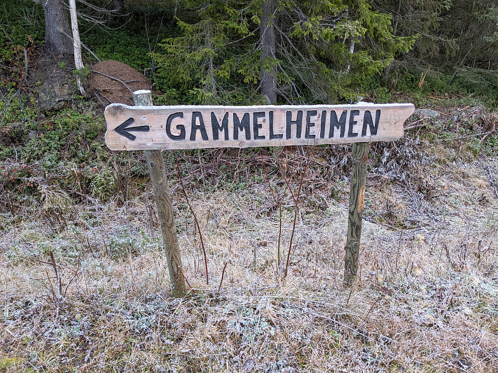 Bomvei til Gammelheimen og Eidesseteren