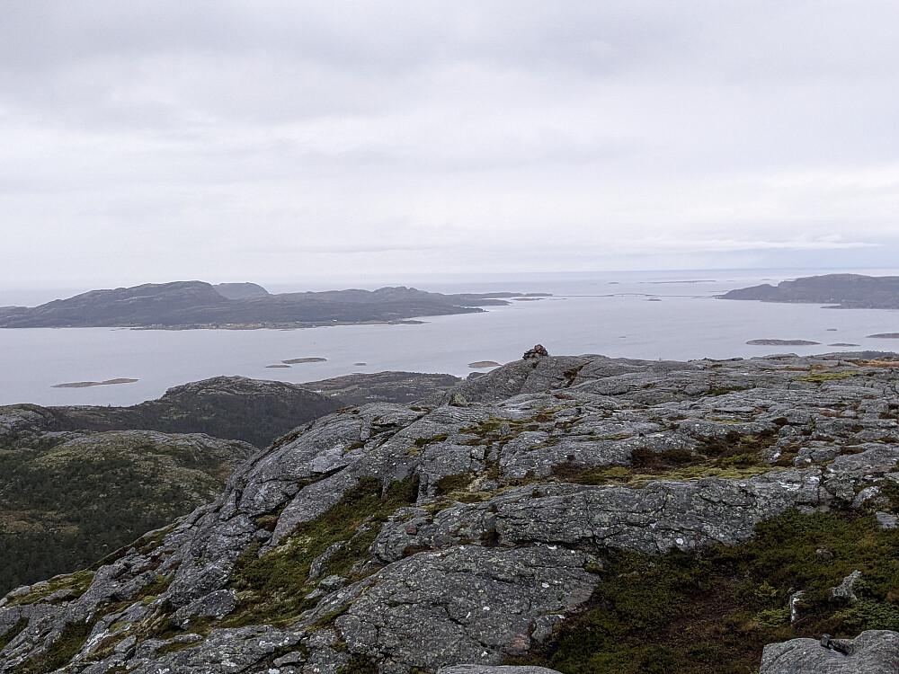 Flott utsikt mot Linesøya