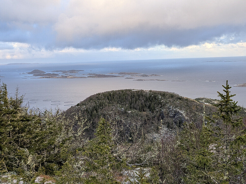 Toppen vest for Svanhaugan